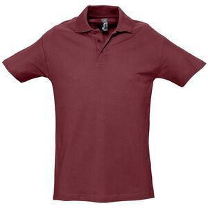 SOLS Mens Spring II Short Sleeve Heavyweight Casual Plain Polo Shirt /T-Shirt /